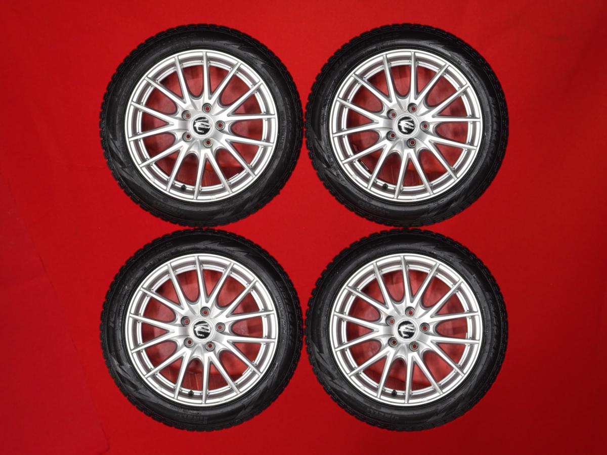 ピレリ アイス アシンメトリコ PIRELLI ICE ASIMMETRICO 215/50R17 95Q 7Wスポークタイプ 1P 7Jx17 +38 5/114.3 シルバー(銀色)系 プリメーラ マツダ3 プリメーラワゴン ギャラン フォルティス マツダ3 ハッチバック プリウスα MPV リーフ アルティス