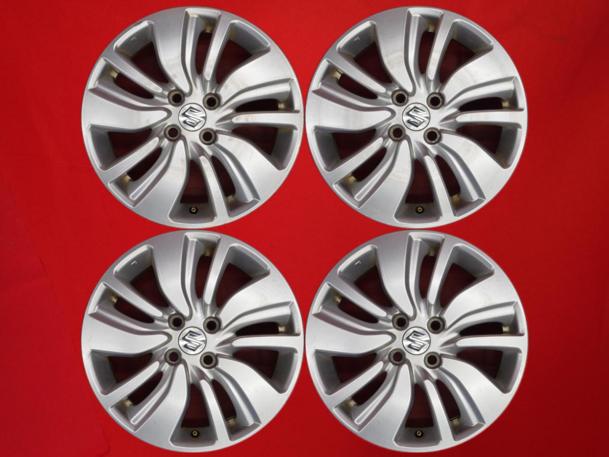スイフト ZC ZD 純正 6Jx16 +45 4/100 シルバー(銀色)系 スイフト|中古タイヤ・ホイールの太平タイヤ