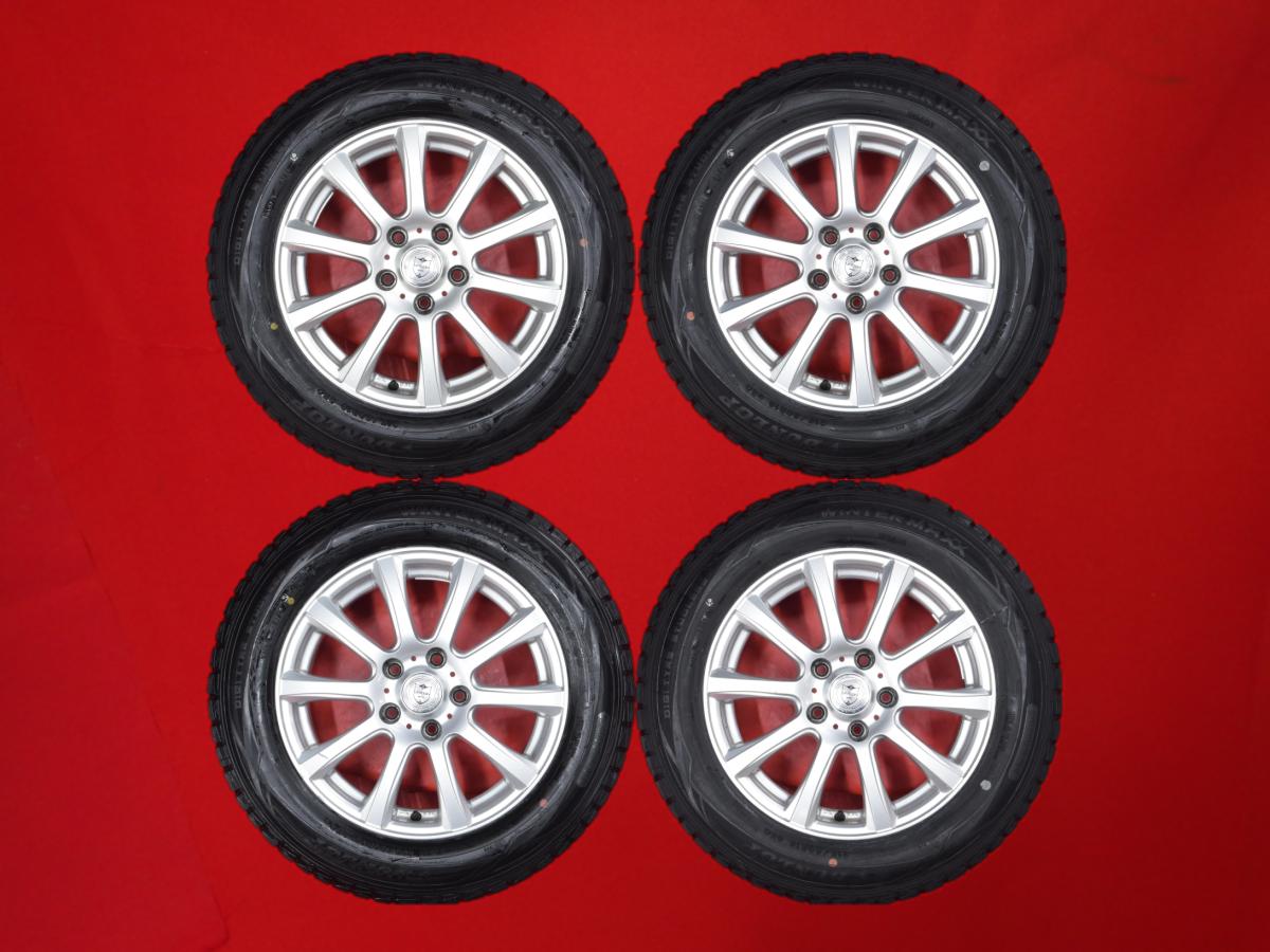 ダンロップ ウィンターマックス 01 WM01 DUNLOP WINTER MAXX 01 WM01 215/60R16 95Q 10スポークタイプ 1P 6.5Jx16 +40 5/114.3 シルバー(銀色)系 エスティマ MPV ES330 カムリ