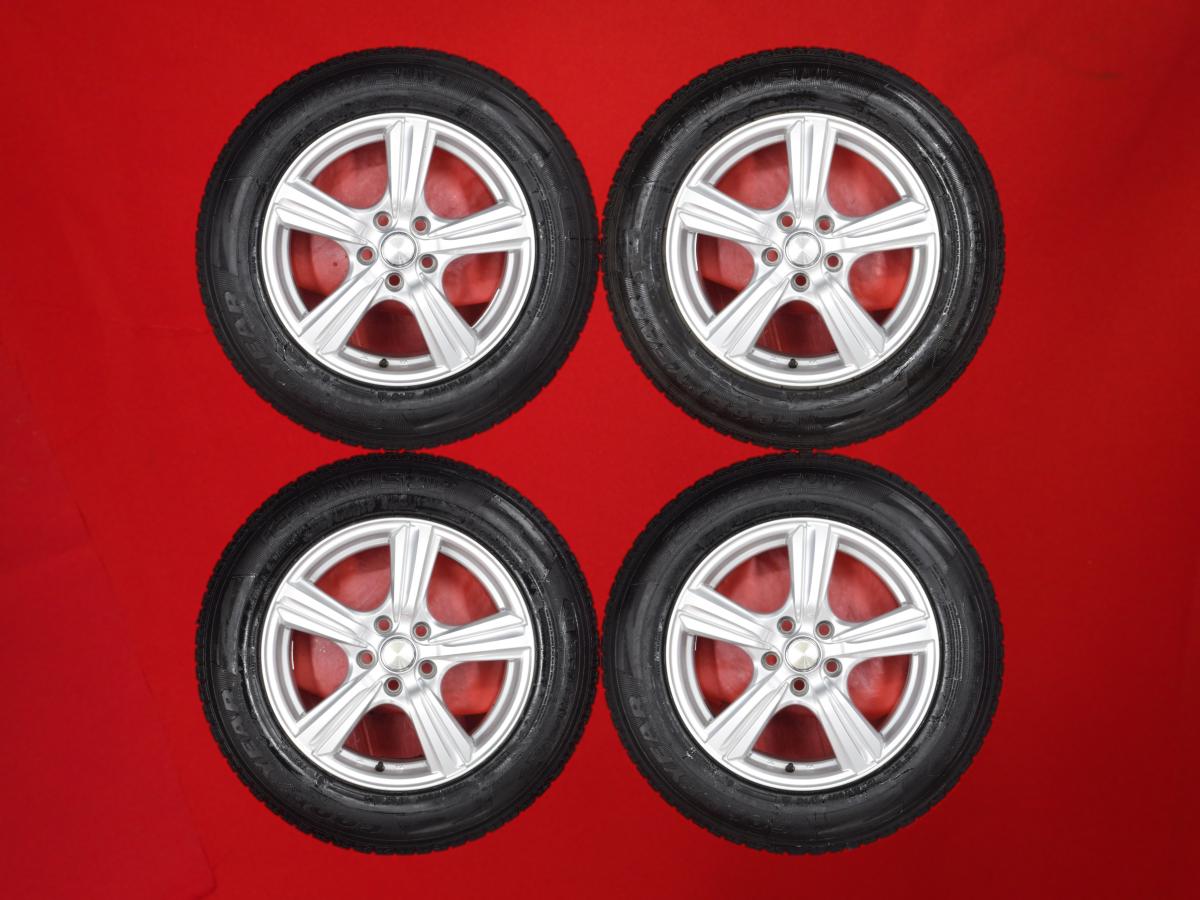 グッドイヤー アイスナビ SUV GOODYEAR ICENAVI SUV 225/65R17 102Q 5スポークタイプ 1P 7Jx17 +39 5/114.3 シルバー(銀色)系 NX300h RAV4 NX200t ハリアー|中古タイヤ・ホイールの太平タイヤ