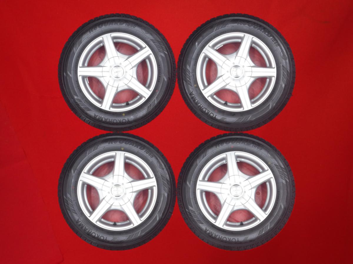 ヨコハマ アイスガード 6 iG60 YOKOHAMA iceGUARD 6 iG60 175/70R14 84Q 5スポークタイプ 1P 5.5Jx14 +45 4/100 114.3 シルバー(銀色)系 カローラ アクシオ フィット ファミリア アレックス ウイングロード カローラ ファミリア S-ワゴン ランサー セディア ブルーバード ア