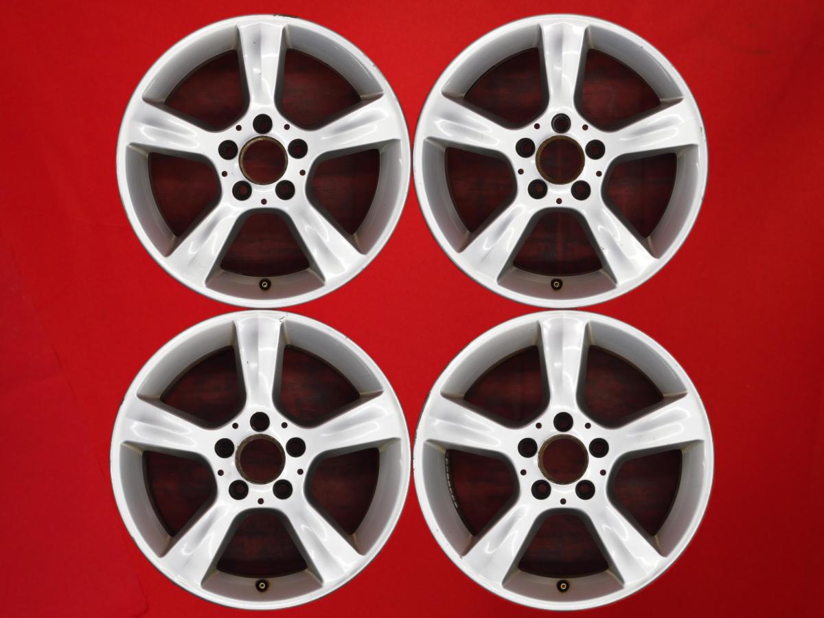 メルセデス-ベンツ C(W203)コンプレッサーアバンギャルド純正 7/8Jx16 +31 5/112 シルバー(銀色)系 Cクラス セダン Cクラス ステーションワゴン