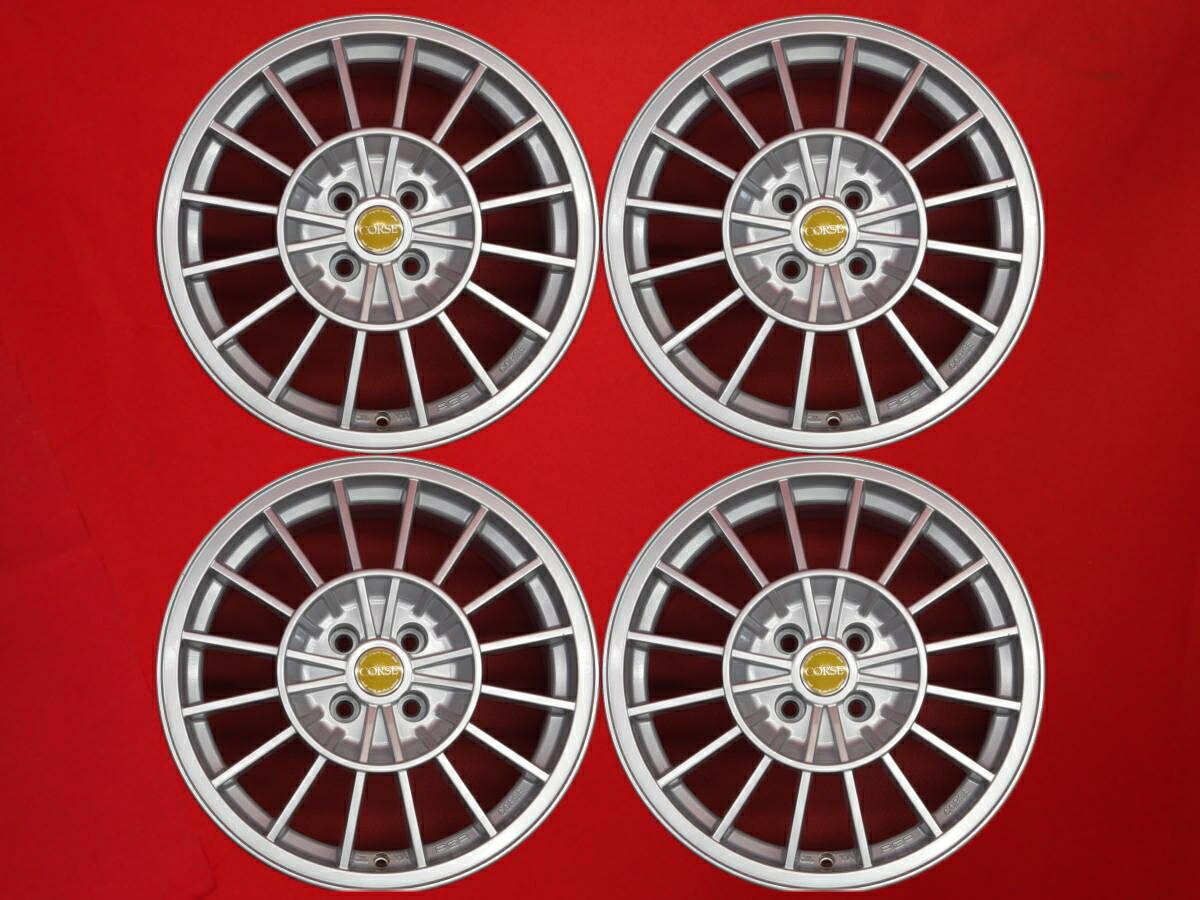 AGA(エージーエー) CORSE2 コルセ 6.5Jx16 +33 4/98 シルバー(銀色)系 Abarth 500 500C 500S Abarth 595