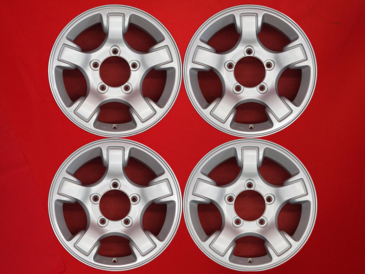 ジムニー (JB23-4型)純正 5.5Jx16 +22 5/139.7 ポリッシュ系 シルバー(銀色)系 ジムニー AZ-オフロード