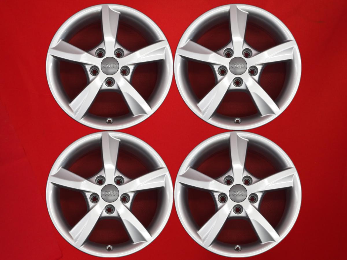 アウディ A3(8V)純正16inch 6.5Jx16 +43 5/112 シルバー(銀色)系 A3 A3 スポーツバック A4 CABRIOLET A6 アバント A4 アバント A6 A4 Q2