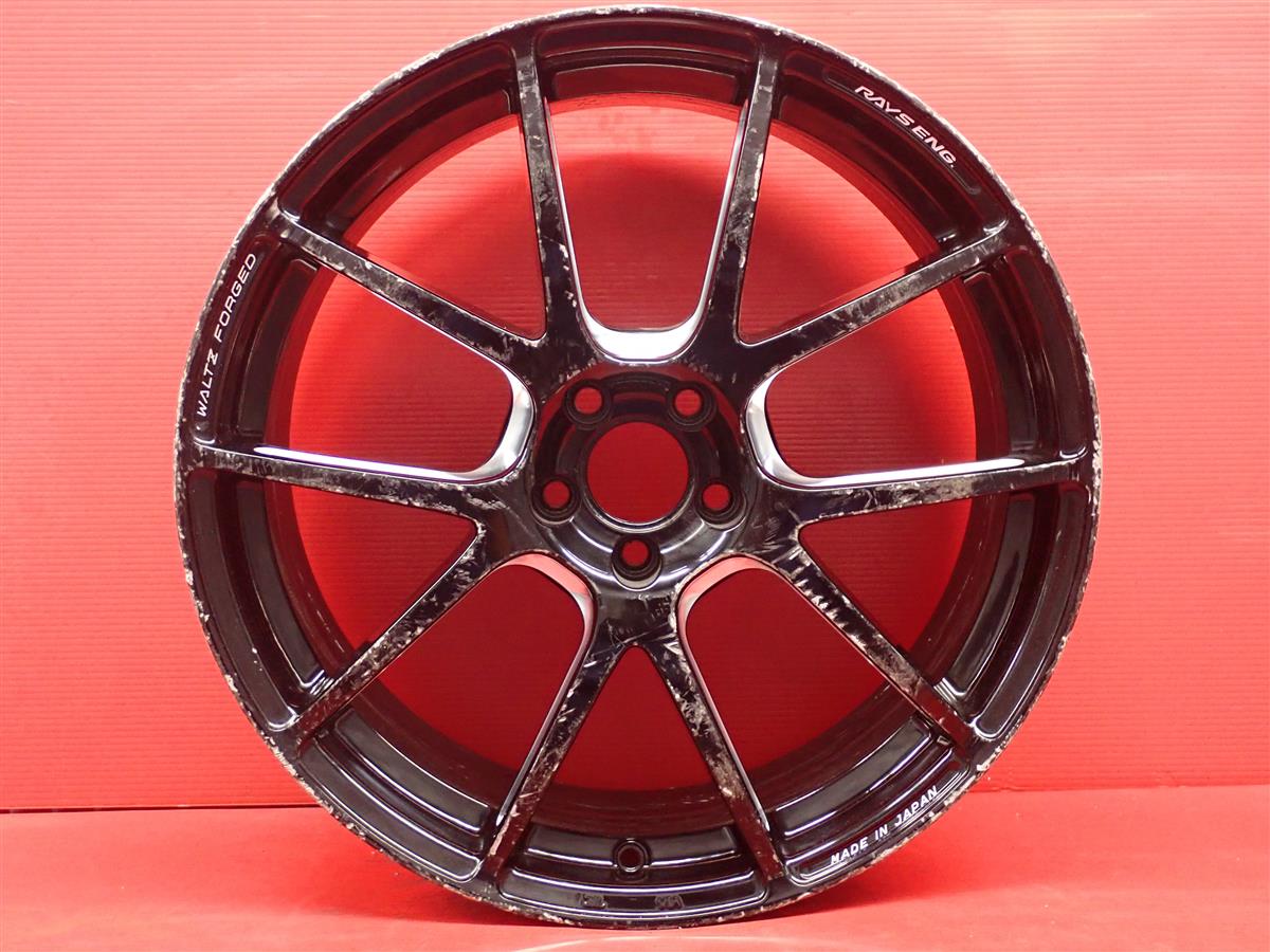 WALTZ FORGED(ヴァルツフォージド) S5-R 8Jx19 +48 5/100 ブラックポリッシュ(ブラック&ポリッシュ)｜中古タイヤ・ホイールの太平タイヤ