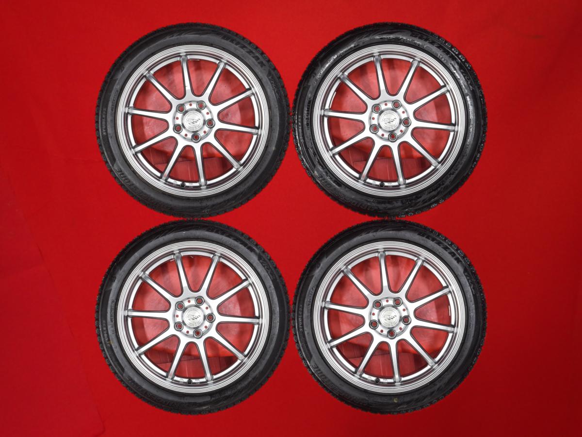 ブリヂストン ブリザック VRX2 BRIDGESTONE BLIZZAK VRX2 225/45R18 91Q 10スポークタイプ 1P 7Jx18 +48 5/114.3 ガンメタ系 クラウン マジェスタ クラウン ロイヤル アクセラ ハイブリッド ビアンテ アテンザ スポーツ マークII マークX オデッセイ WRX S4 ボンゴ フレンデ