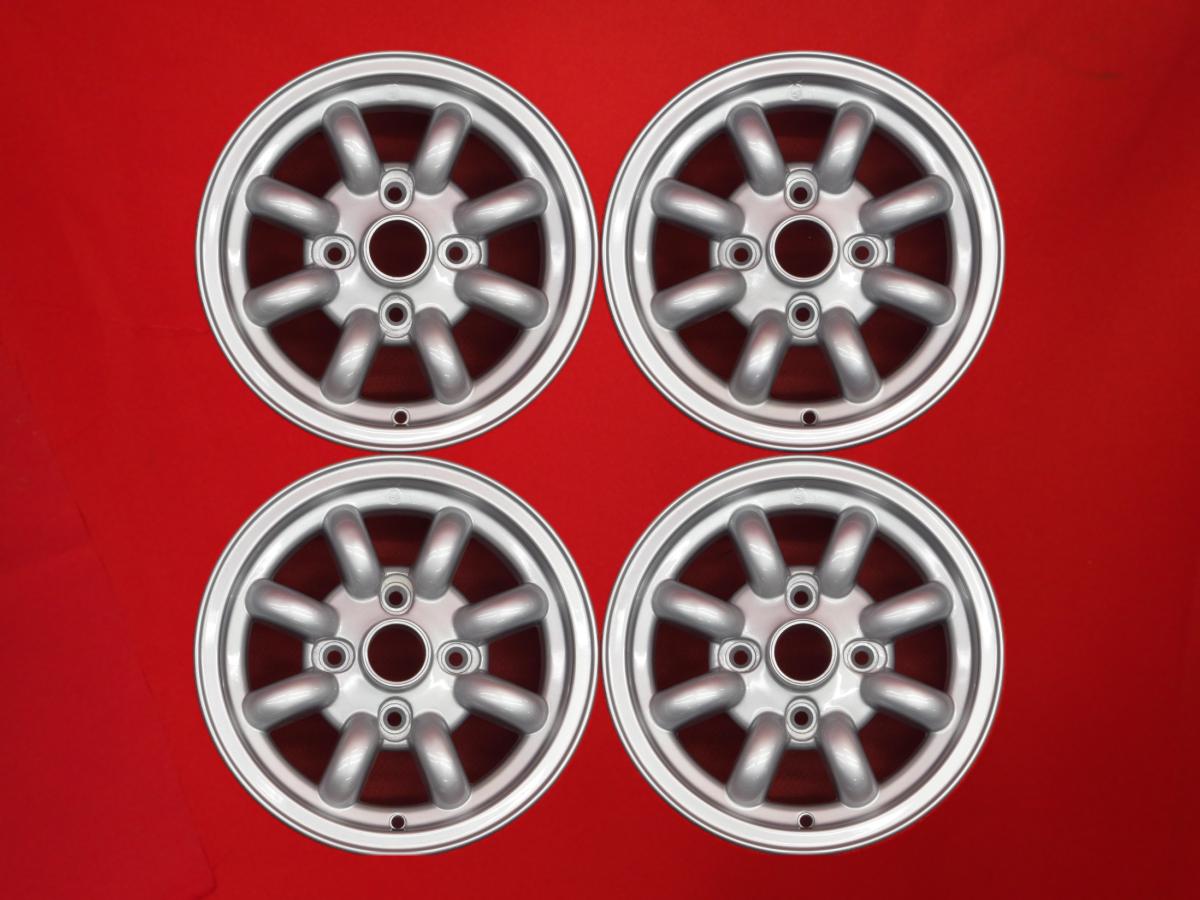 バーキン7 純正 6Jx13 +25 4/114.3 シルバー(銀色)系