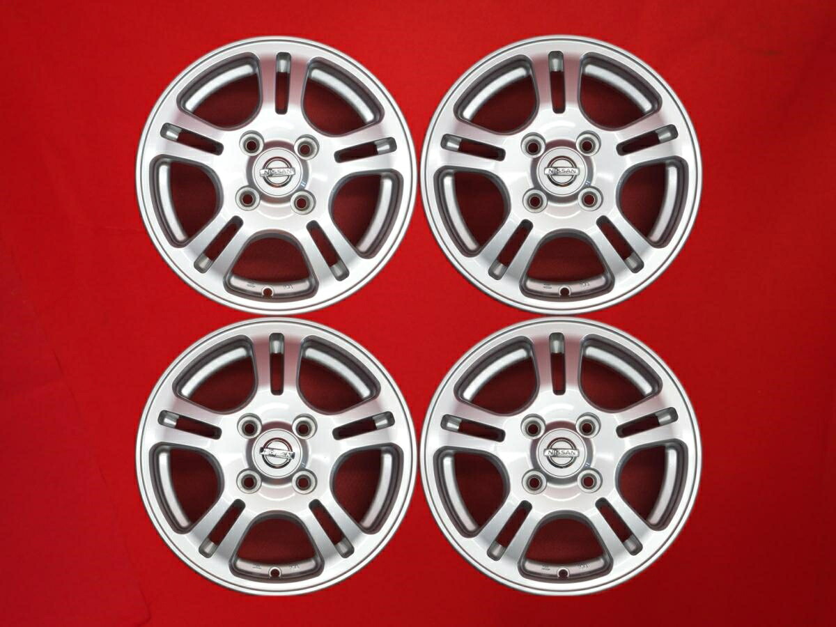 ニッサン 純正 4.5Jx13 +45 4/100 シルバー(銀色)系 NV100 クリッパー ルークス クリッパー バン ピノ デイズ オッティ クリッパー リオ モコ クリッパー トラック