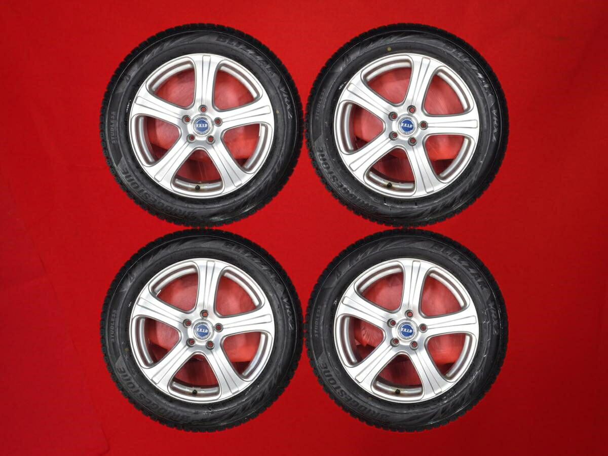 ブリヂストン ブリザック VRX2 BRIDGESTONE BLIZZAK VRX2 235/55R18 100Q 5スポークタイプ 1P 7.5Jx18 +42 5/114.3 シルバー(銀色)系 ヴァンガード ハリアー RAV4 NX300 エスクード｜中古タイヤ・ホイールの太平タイヤ