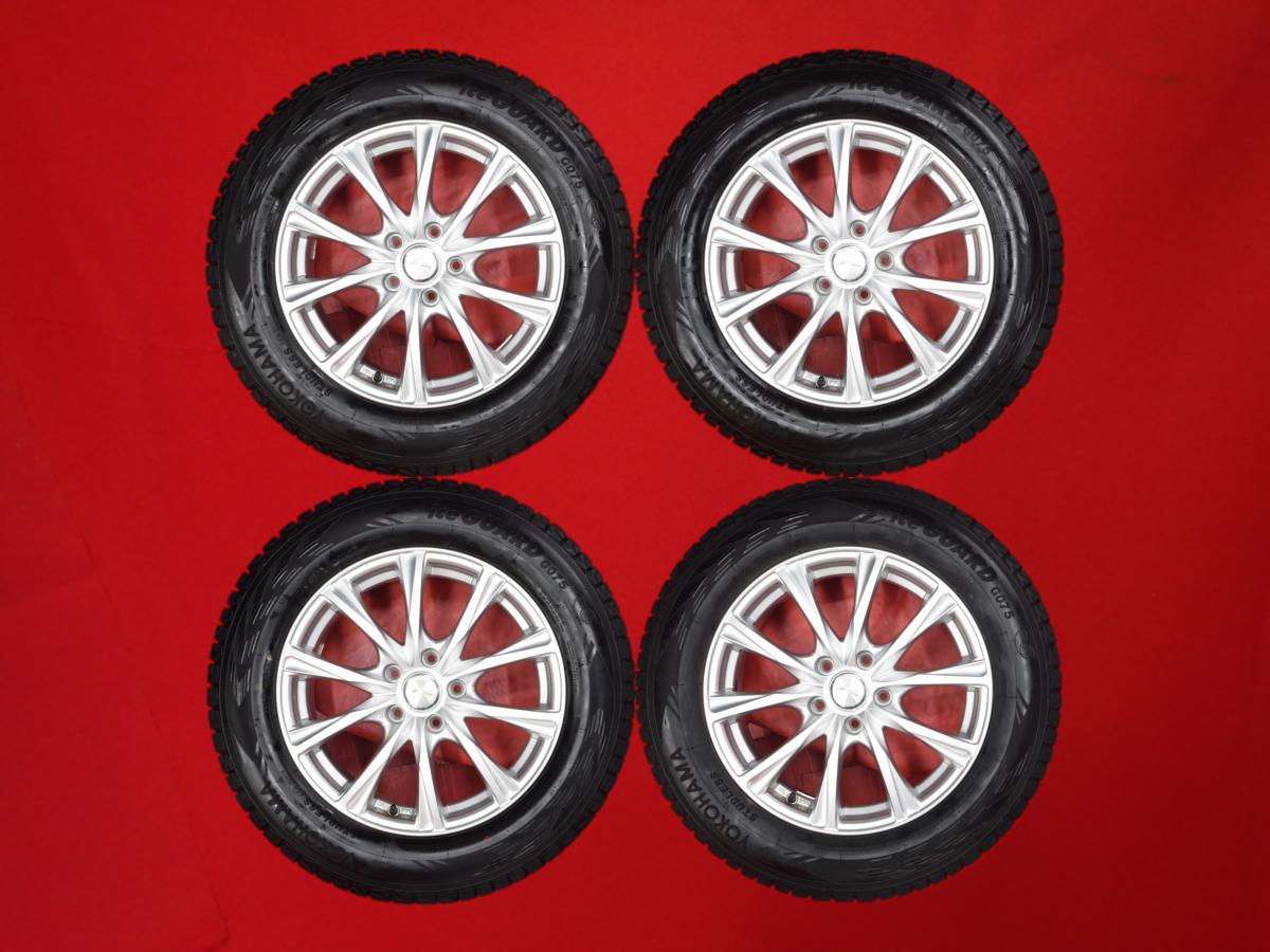 ヨコハマ アイスガード G075 YOKOHAMA iceGUARD G075 225/65R17 102Q 10スポークタイプ 1P 7Jx17 +40 5/114.3 シルバー(銀色)系 ハリアー エクストレイル エスクード 2.4 CX-5 エスクード ヴァンガード NX200t RAV4 NX300h