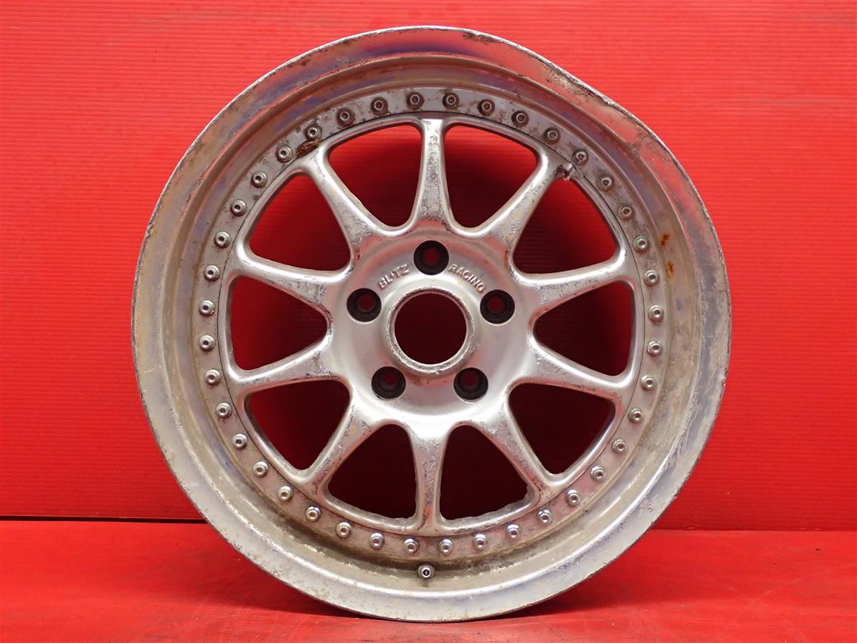 BLITZ(ブリッツ) BRW-01 8Jx17 +45 5/114.3 ポリッシュ系 シルバー(銀色)系｜中古タイヤ・ホイールの太平タイヤ 11,550円