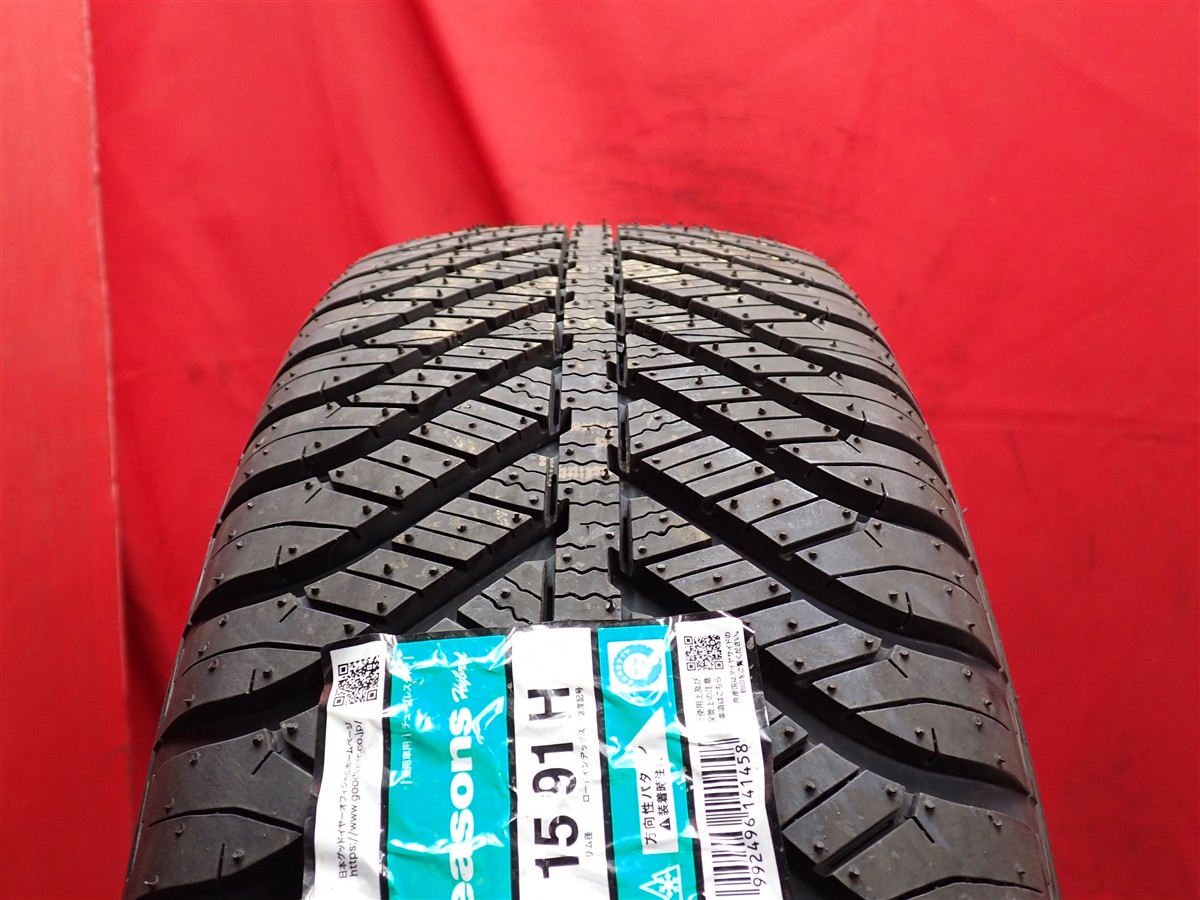 グッドイヤー ベクター 4シーズンズ GOODYEAR VECTOR 4 SEASONS 195/65R15 91H 100 164 307 307SW 3シリーズ ti 3シリーズ ツーリング 406 500L 600 75 80 800 827 9-3 スポーツ セダン 9000 940 960 A3 A4 A4 アバント A6 A6 アバント C5 CT200h Cクラス ステーションワゴ