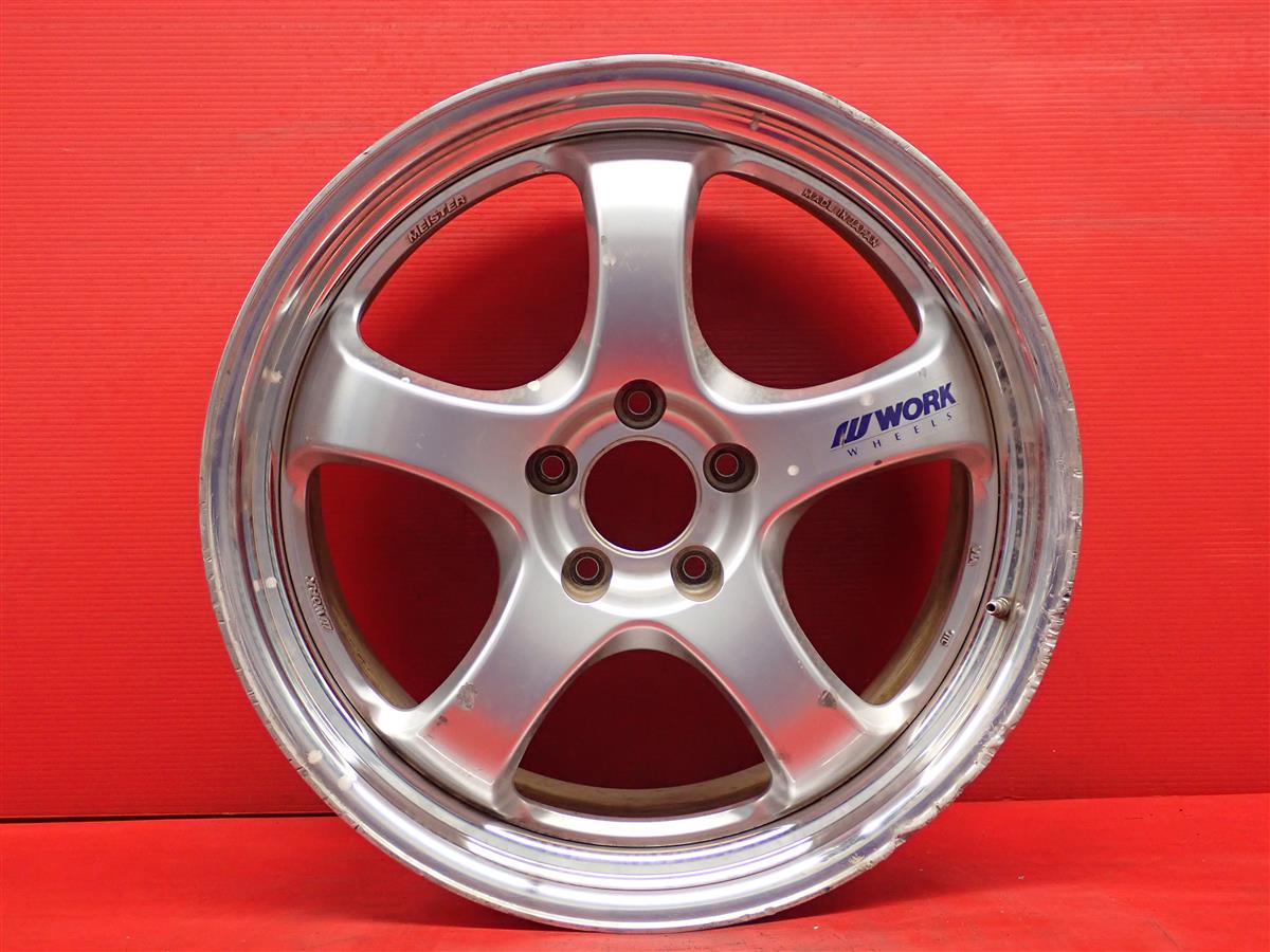 MEISTER(マイスター) S1R 8Jx19 +45 5/114.3 ポリッシュ系 シルバー(銀色)系｜中古タイヤ・ホイールの太平タイヤ
