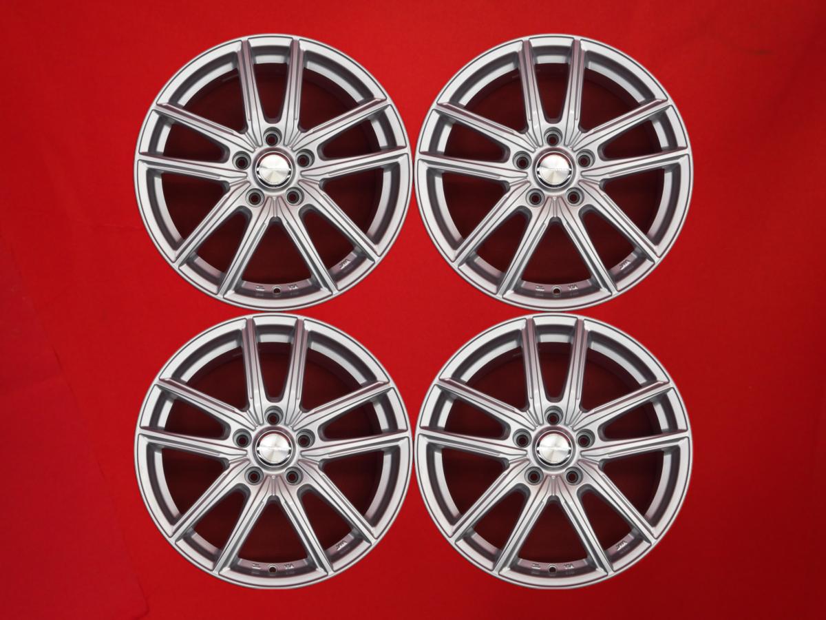 ECO FORME エコフォルム SE-20 7Jx17 +45 5/114.3 シルバー(銀色)系 ハリアー エクストレイル プリウス レヴォーグ UX200 CX-5 セレナ カムリ C-HR ES330 オデッセイ プリウスα