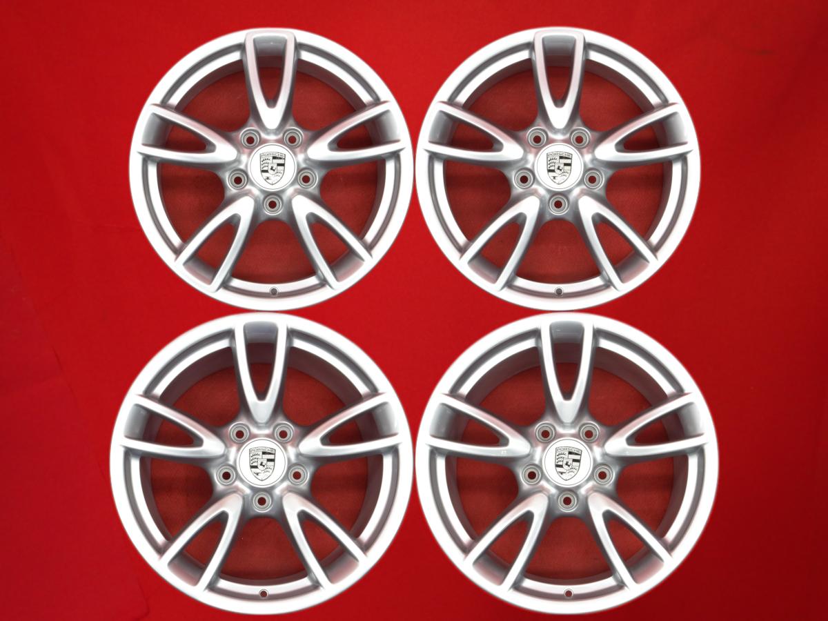 ポルシェ 911 997 カレラ 純正 8/10.5Jx18 +57 5/130 シルバー(銀色)系 911 カレラ