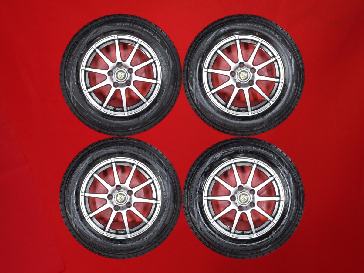 ダンロップ ウィンターマックス 01 WM01 DUNLOP WINTER MAXX 01 WM01 215/65R16 98Q 10スポークタイプ 1P 6.5Jx16 +35 5/114.3 ガンメタ系 プレサージュ エルグランド カローラ クロス アルファード エクストレイル ヴェルファイア デュアリス|中古タイヤ・ホイールの太平タイヤ