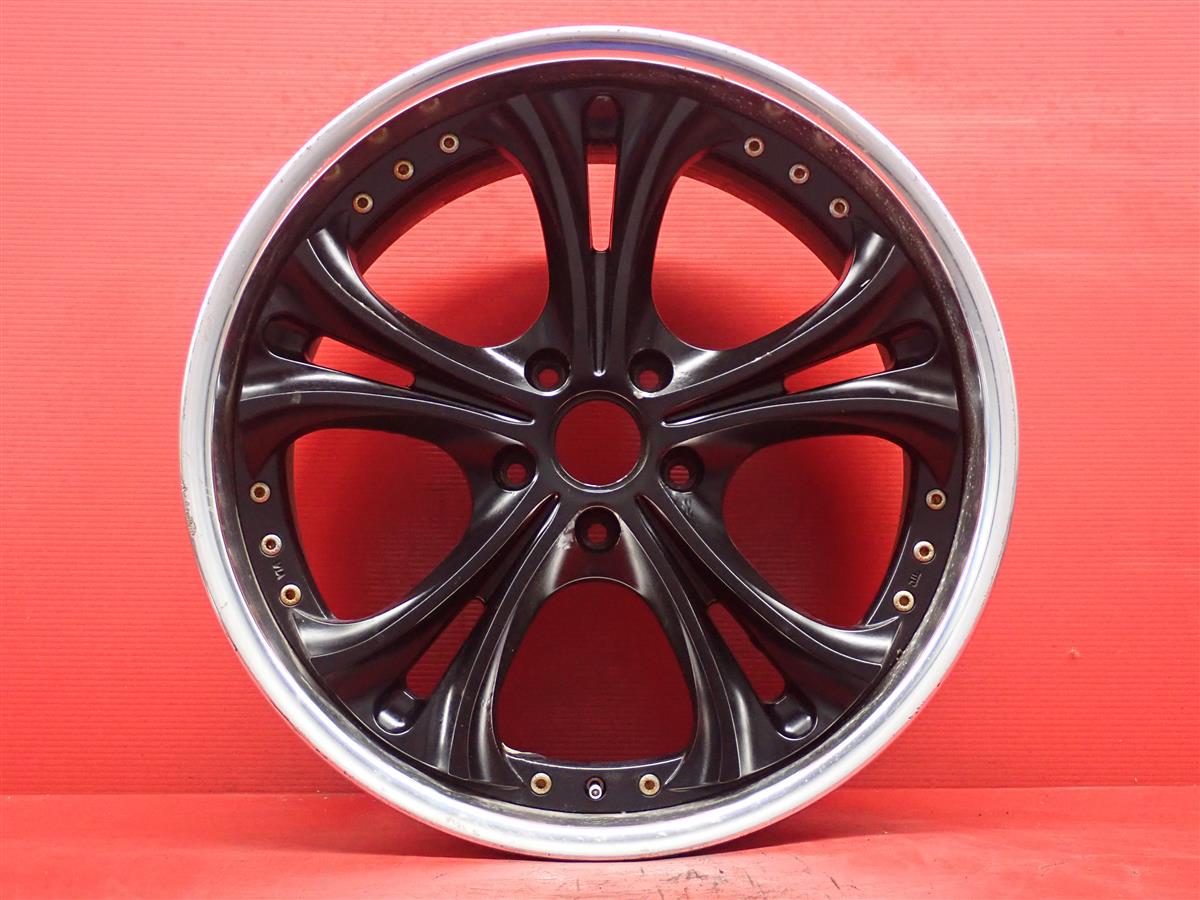 クレンツェ ケルベロス III 9.5Jx19 +43 5/114.3 ポリッシュ系 ブラック(黒色)系｜中古タイヤ・ホイールの太平タイヤ