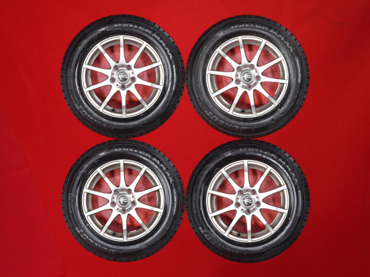 ダンロップ ウィンターマックス 02 WM02 DUNLOP WINTER MAXX 02 WM02 215/65R16 98Q 10スポークタイプ 1P 6.5Jx16 +35 5/114.3 ガンメタ系 MPV エクストレイル アルファード ヴェルファイア デュアリス プレサージュ エルグランド カローラ クロス｜中古タイヤ・ホイールの太平タイヤ