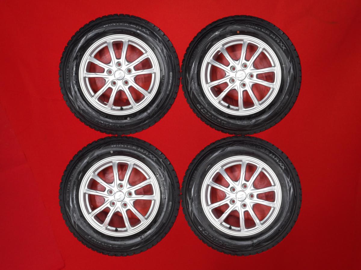 ダンロップ ウィンターマックス 01 WM01 DUNLOP WINTER MAXX 01 WM01 215/65R16 98Q 5Wスポークタイプ 1P 6.5Jx16 +48 5/114.3 シルバー(銀色)系 エリシオン ラッシュ CR-V クロスロード MPV エリシオン プレステージ ビーゴ ラグレイト|中古タイヤ・ホイールの太平タイヤ