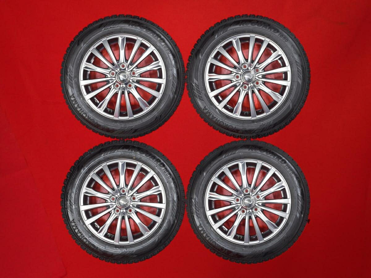 ヨコハマ アイスガード 6 iG60 YOKOHAMA iceGUARD 6 iG60 195/65R16 92Q 10スポークタイプ 1P 6.5Jx16 +38 5/114.3 ガンメタ系 プリウス