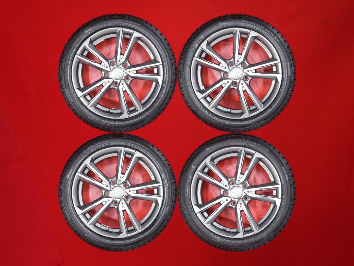 ダンロップ ウィンターマックス 02 WM02 DUNLOP WINTER MAXX 02 WM02 225/45R17 91Q 5Wスポークタイプ 1P 7Jx17 +50 5/112 ガンメタ系 A3 A3 スポーツバック