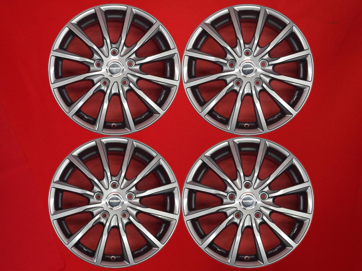 バルミナ BALMINUM AR12 6.5Jx16 +54 5/114.3 ガンメタ系 フリードプラス ステップワゴン スパーダ CX-3 ヴェゼル C-HR フリード｜中古タイヤ・ホイールの太平タイヤ