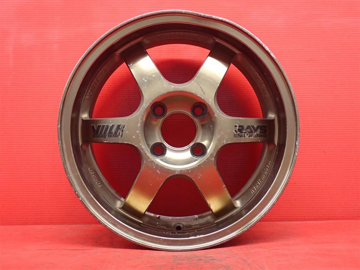 VOLK RACING(ボルクレーシング) TE37 CUP 6.5Jx15 +43 4/100 ブロンズ系｜中古タイヤ・ホイールの太平タイヤ