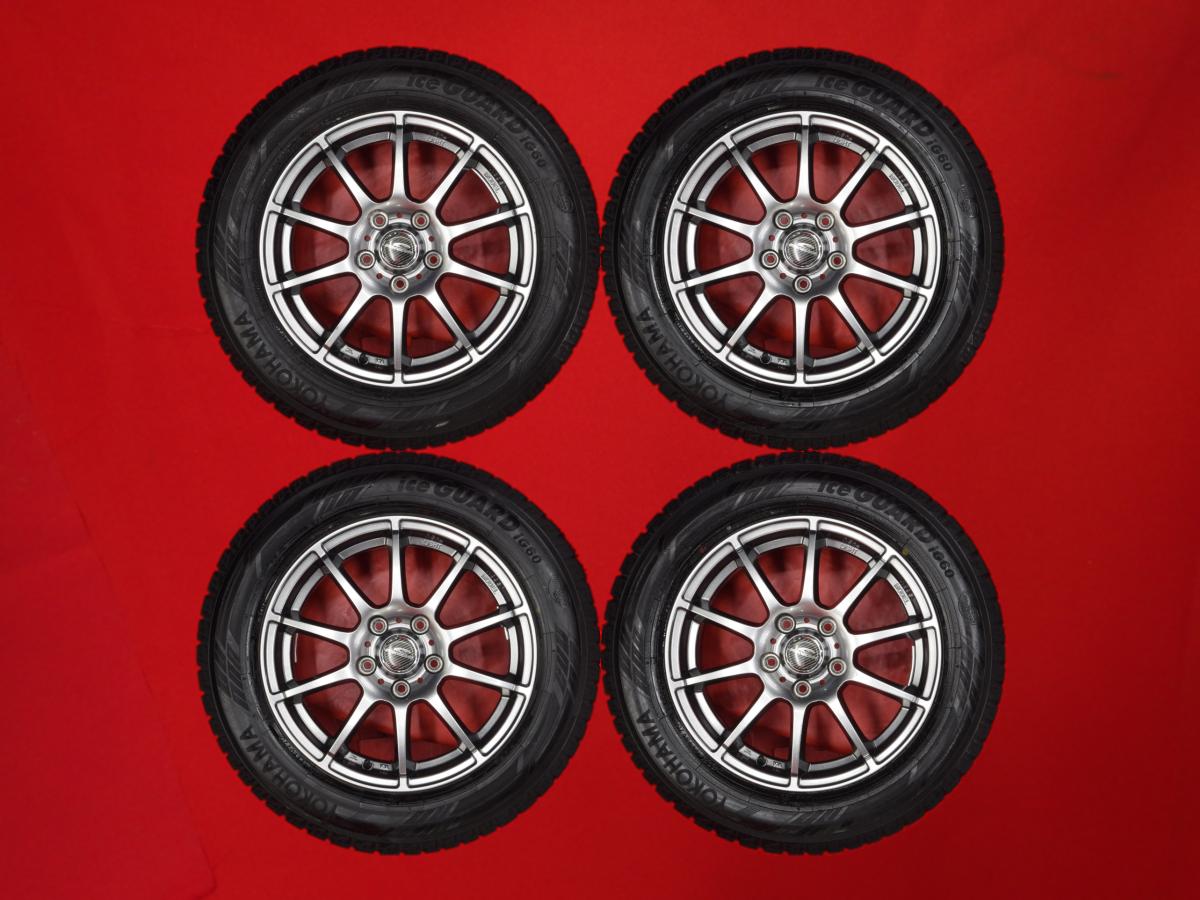 ヨコハマ アイスガード 6 iG60 YOKOHAMA iceGUARD 6 iG60 215/60R16 95Q 10スポークタイプ 1P 6.5Jx16 +53 5/114.3 ガンメタ系 オデッセイ CX-3 ヴェゼル カムリ ティアナ MPV エスティマ｜中古タイヤ・ホイールの太平タイヤ