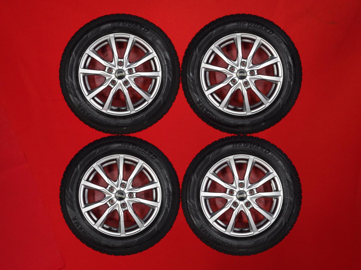 ヨコハマ アイスガード 6 iG60 YOKOHAMA iceGUARD 6 iG60 215/60R16 95Q 5Wスポークタイプ 1P 6.5Jx16 +53 5/114.3 ガンメタ系 ティアナ エスティマ ヴェゼル CX-3 カムリ レジェンド オデッセイ