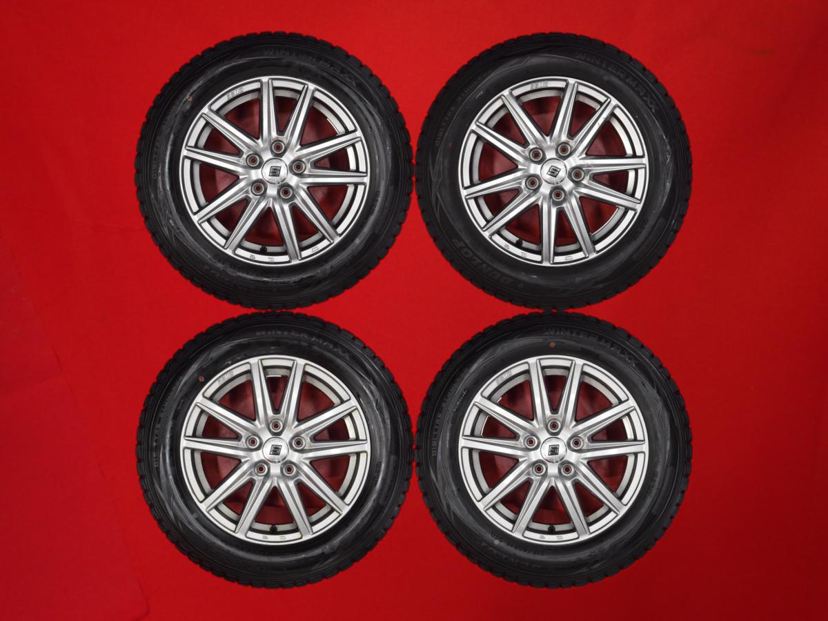 ダンロップ ウィンターマックス 01 WM01 DUNLOP WINTER MAXX 01 WM01 215/60R16 95Q 5Wスポークタイプ 1P 6.5Jx16 +48 5/114.3 ガンメタ系 ヴェゼル カムリ MPV エスティマ ES330 オデッセイ CX-3 アルティス