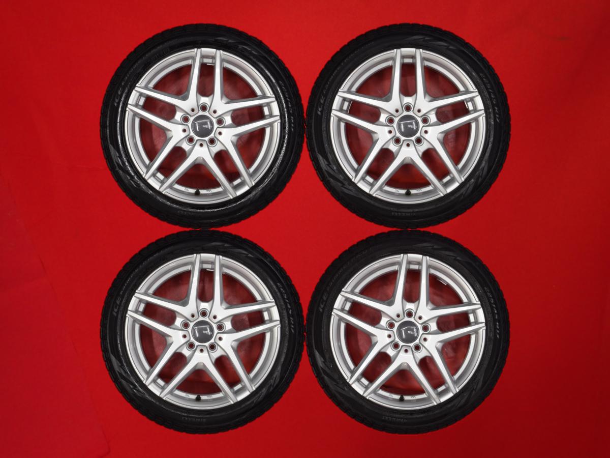 ピレリ アイス アシンメトリコ プラス PIRELLI ICE 225/45R17 91Q 5Wスポークタイプ 1P 7Jx17 +50 5/112 シルバー(銀色)系 A3 スポーツバック A3 クロス ゴルフ ジェッタ ゴルフV ゴルフVI ゴルフ ヴァリアント ゴルフVII ゴルフ プラス