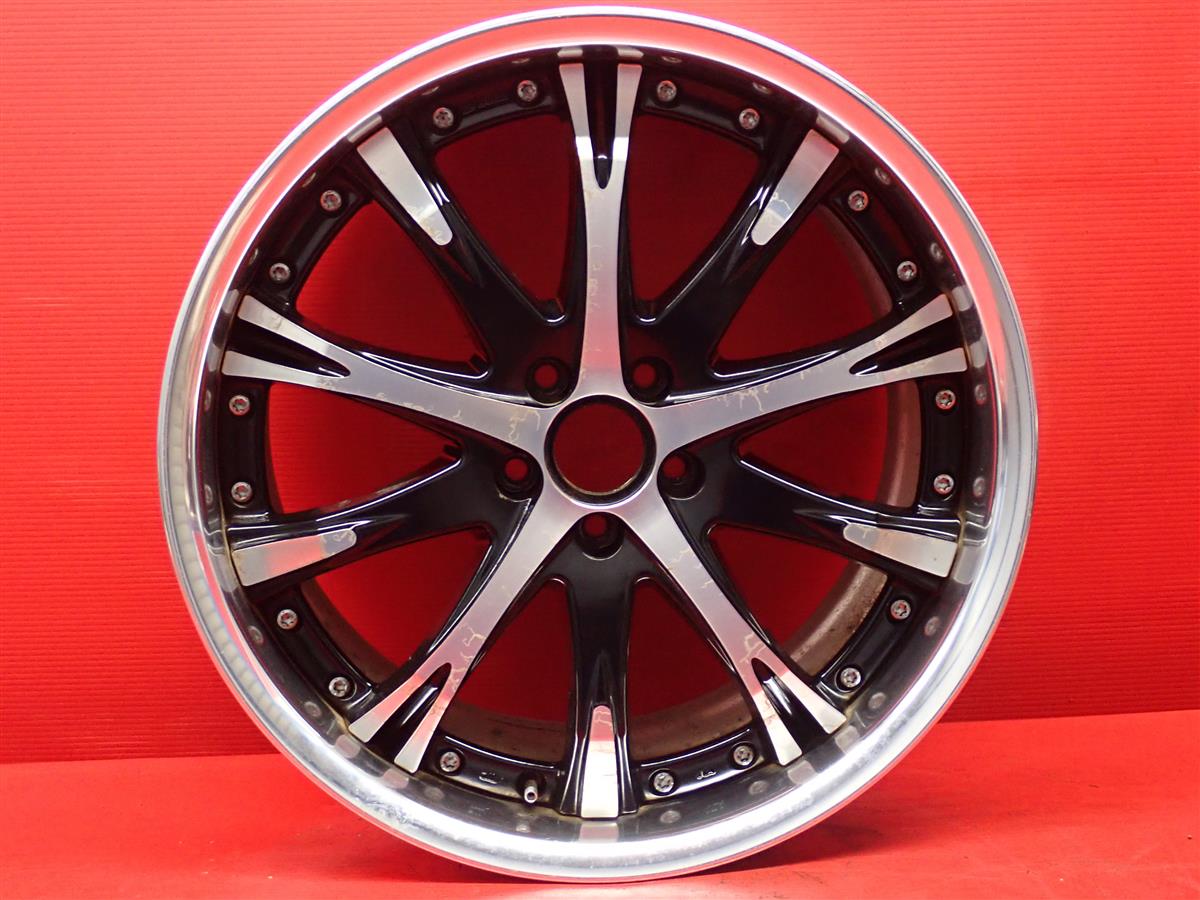 SCHWERT(シュバート) SC4 9Jx18 +47 5/100 ポリッシュ系 ブラックポリッシュ(ブラック&ポリッシュ)｜中古タイヤ・ホイールの太平タイヤ