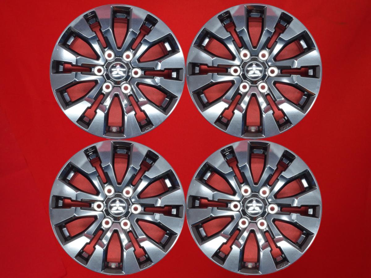 トライトン LC2T 純正 18インチ 7.5Jx18 +46 6/139.7 ブラック(黒色)系 トライトン パジェロ