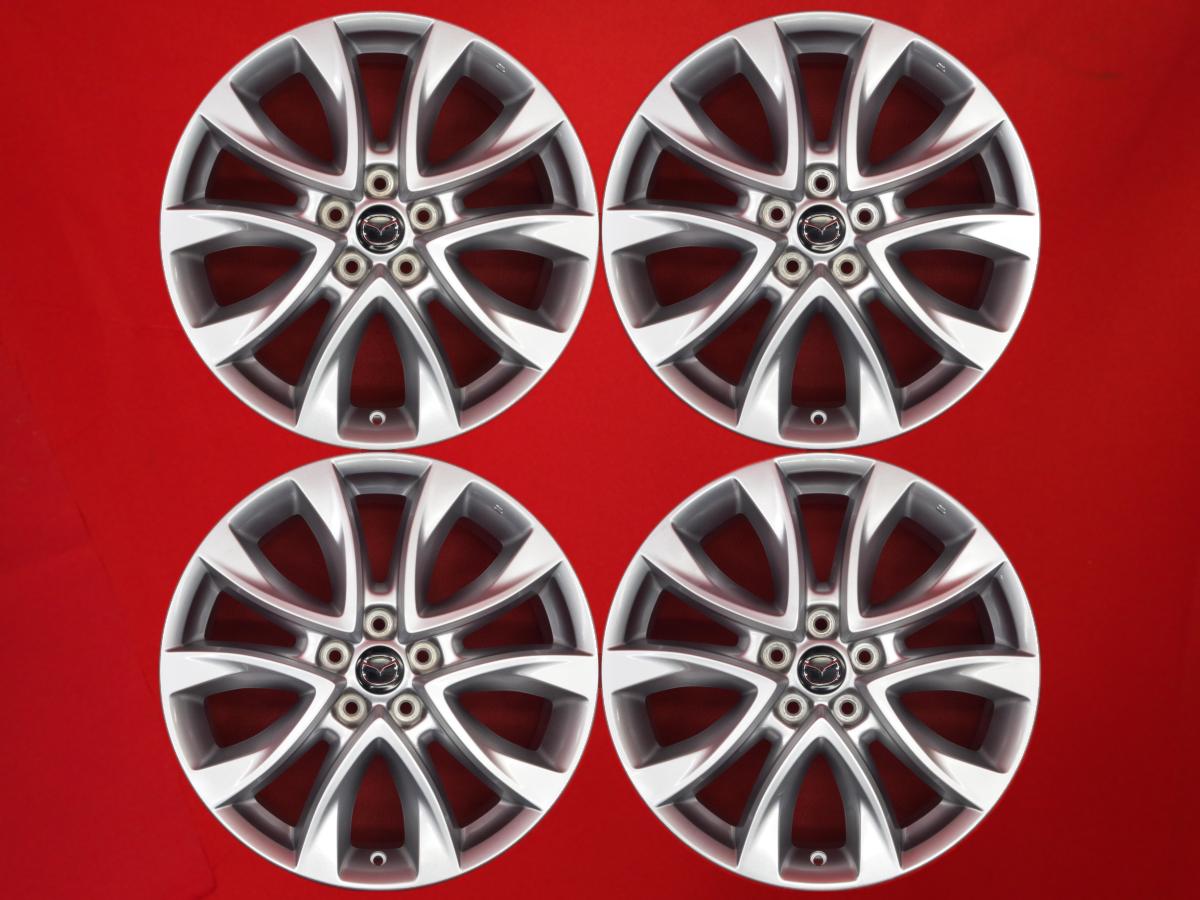CX-5 XD Lパッケージ純正 7Jx19 +50 5/114.3 シルバー(銀色)系 CX-3 CX-5 アクセラ アテンザ アクセラ スポーツ CX-7