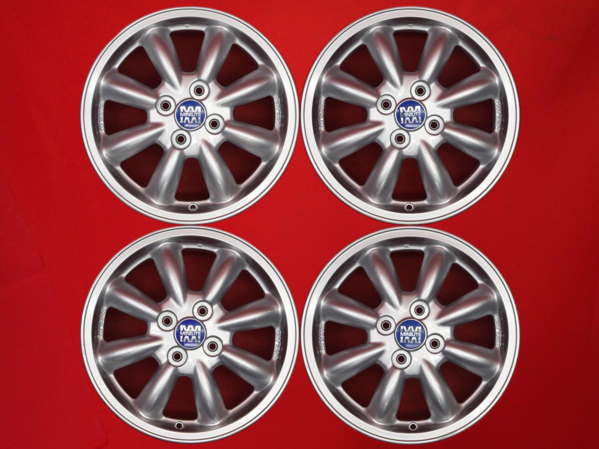 ダイハツ MINI LITE純正 4.5Jx15 +45 4/100 シルバー(銀色)系 ネイキッド ムーヴ タント ファンクロス ミラ ジーノ ミラ カスタム ミラ アヴィ タント エグゼ ミラ バン ウェイク キャスト スタイル ミラ キャスト アクティバ エッセ ハイゼット ソニカ ハイゼット キャディ