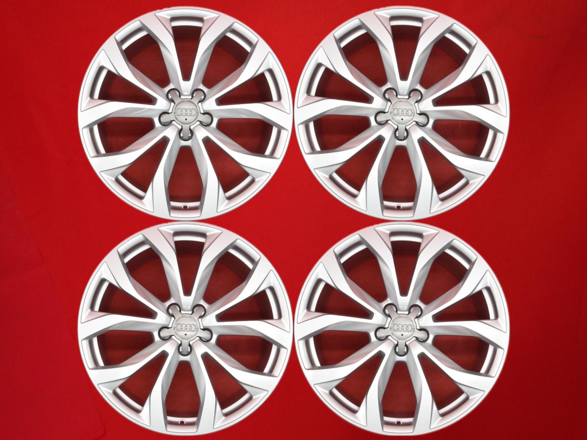 アウディ A6(4G)純正オプション 20inch 8.5Jx20 +45 5/112 シルバー(銀色)系 A6 アバント A4 A6 A8 A3 A3 スポーツバック Q3 Q5 S6 Q5 スポーツバック