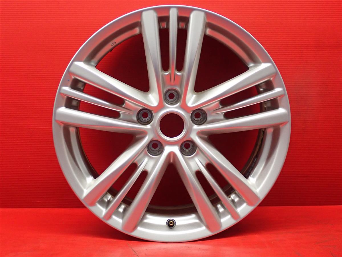 スカイライン (V36系)250GT後期純正 7.5Jx17 +45 5/114.3 シルバー(銀色)系