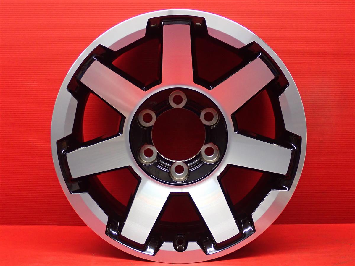 FJクルーザー 純正オプション 7.5Jx17 +15 6/139.7 ブラックポリッシュ(ブラック&ポリッシュ) 15,246円