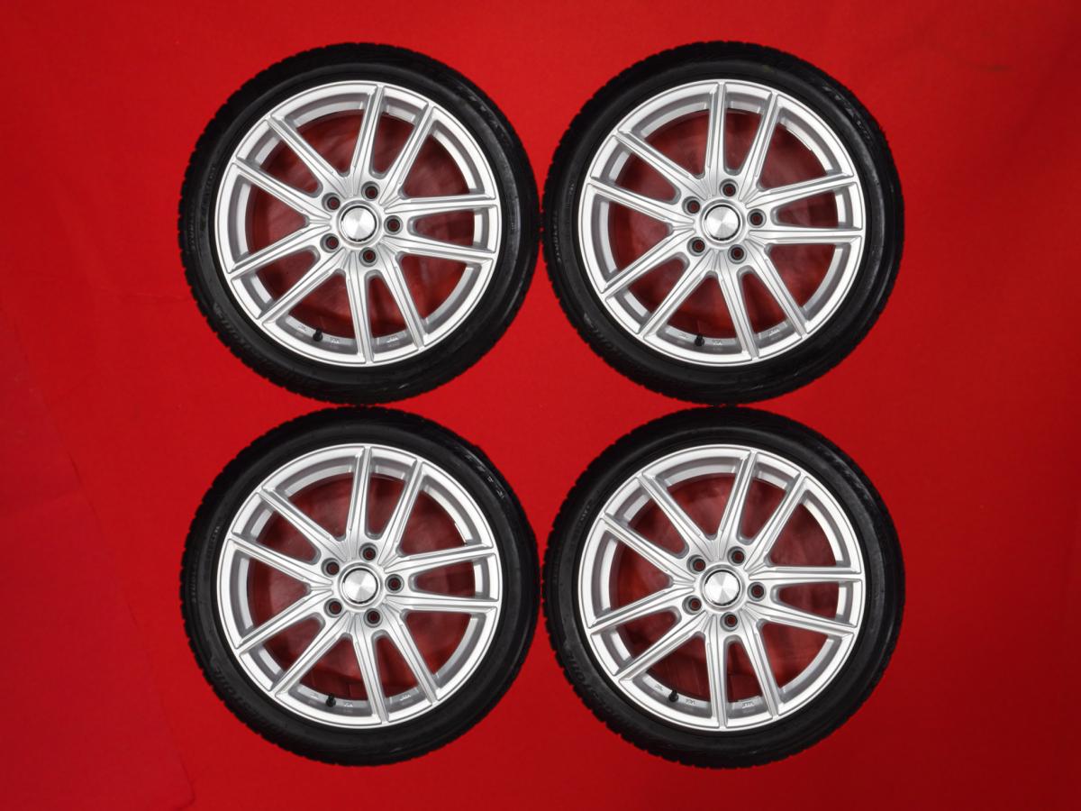 ブリヂストン ブリザック VRX2 BRIDGESTONE BLIZZAK VRX2 205/45R17 84Q 5Wスポークタイプ 1P 7Jx17 +38 5/114.3 シルバー(銀色)系 CR-Z|中古タイヤ・ホイールの太平タイヤ