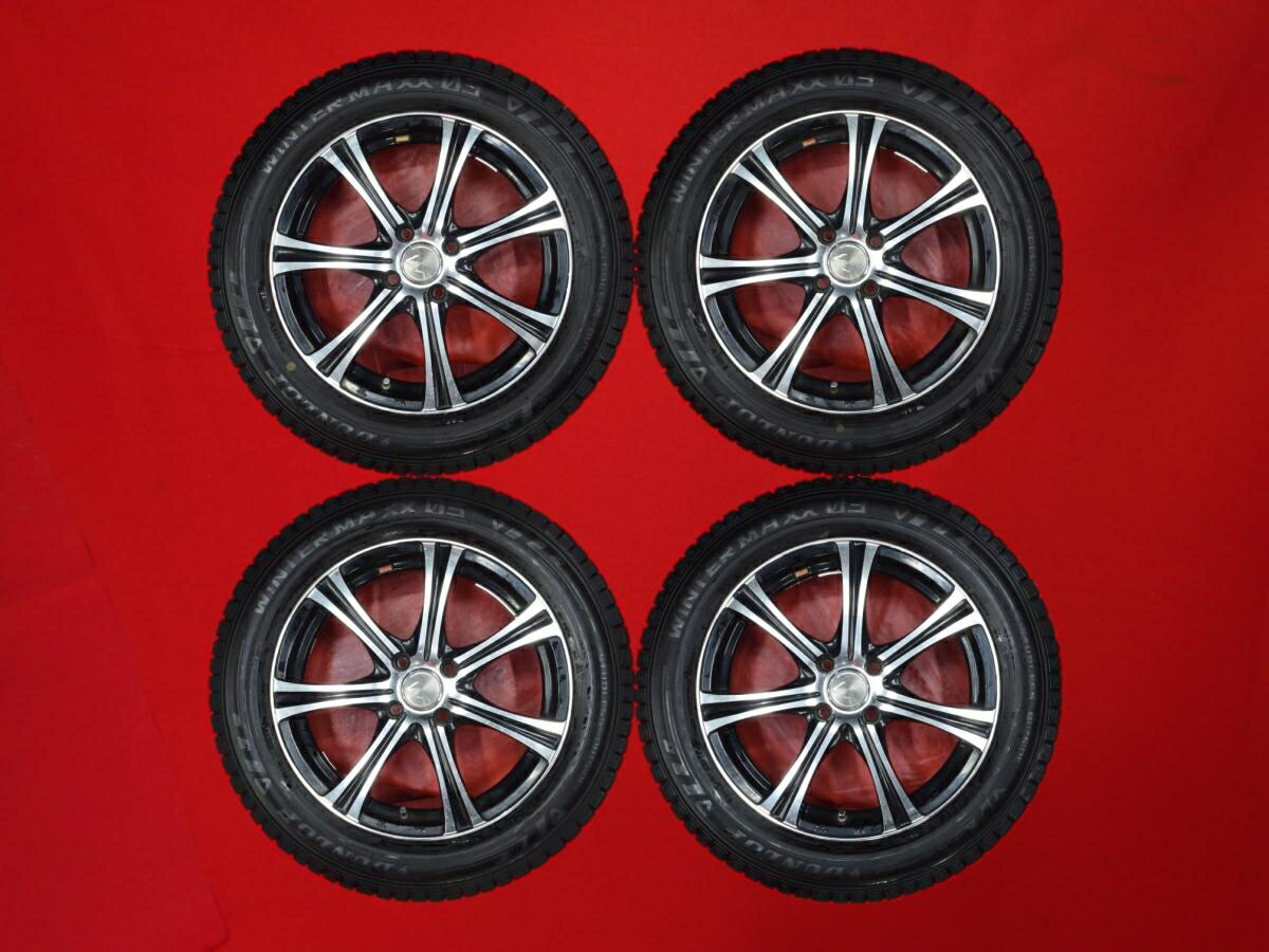 ダンロップ ウィンターマックス 03 WM03 DUNLOP WINTER MAXX 03 WM03 205/55R16 91Q 7スポークタイプ 1P 6Jx16 +43 4/100 ブラックポリッシュ(ブラック&ポリッシュ) ノート オーラ