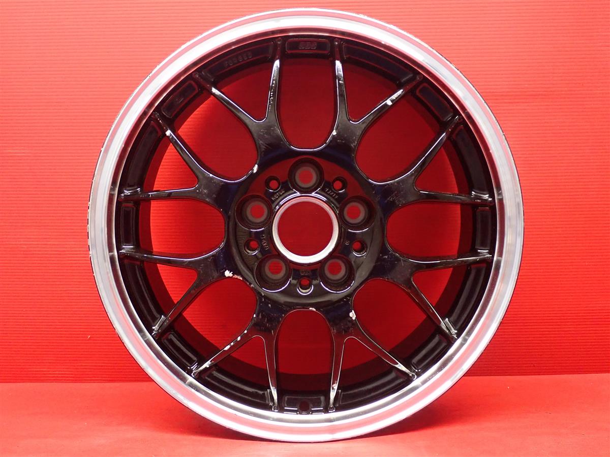 BBS RG-R 7Jx17 +50 5/114.3 ポリッシュ系 ブラック(黒色)系