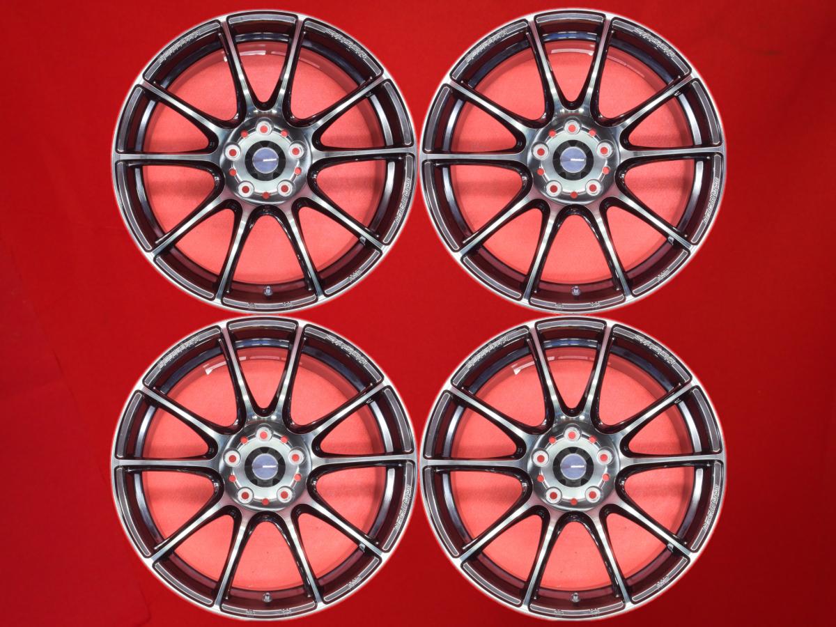 ウェッズスポーツ SA-25R 8.5Jx18 +50 5/114.3 ブラックポリッシュ(ブラック&ポリッシュ) WRX STI インプレッサ WRX STI WRX WRX S4