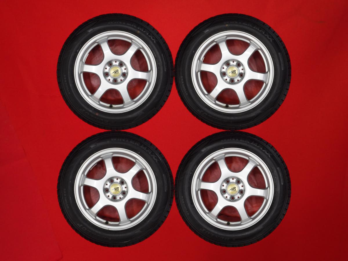 ダンロップ ウィンターマックス 02 WM02 DUNLOP WINTER MAXX 02 WM02 205/55R16 91Q 6スポークタイプ 1P 6.5Jx16 +45 5/100 シルバー(銀色)系 インプレッサ G4 レガシィ ツーリング ワゴン プリウスPHV インプレッサ スポーツ CT200h カローラ ツーリング BRZ インプレッサ|中古タイヤ・ホイールの太平タイヤ