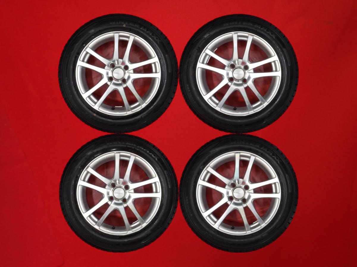 ダンロップ ウィンターマックス 02 WM02 DUNLOP WINTER MAXX 02 WM02 205/55R16 91Q 5Wスポークタイプ 1P 6.5Jx16 +40 4/100 シルバーポリッシュ(シルバー&ポリッシュ) ノート オーラ｜中古タイヤ・ホイールの太平タイヤ 29,700円