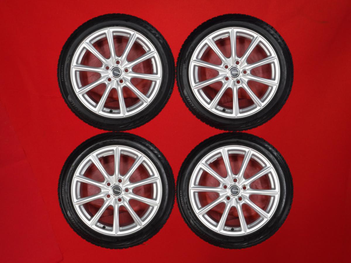ブリヂストン ブリザック VRX2 BRIDGESTONE BLIZZAK VRX2 235/45R18 94Q 10スポークタイプ 1P 8Jx18 +45 5/114.3 シルバー(銀色)系 クラウン ロイヤル アルティス カムリ ソアラ ES300h マークX