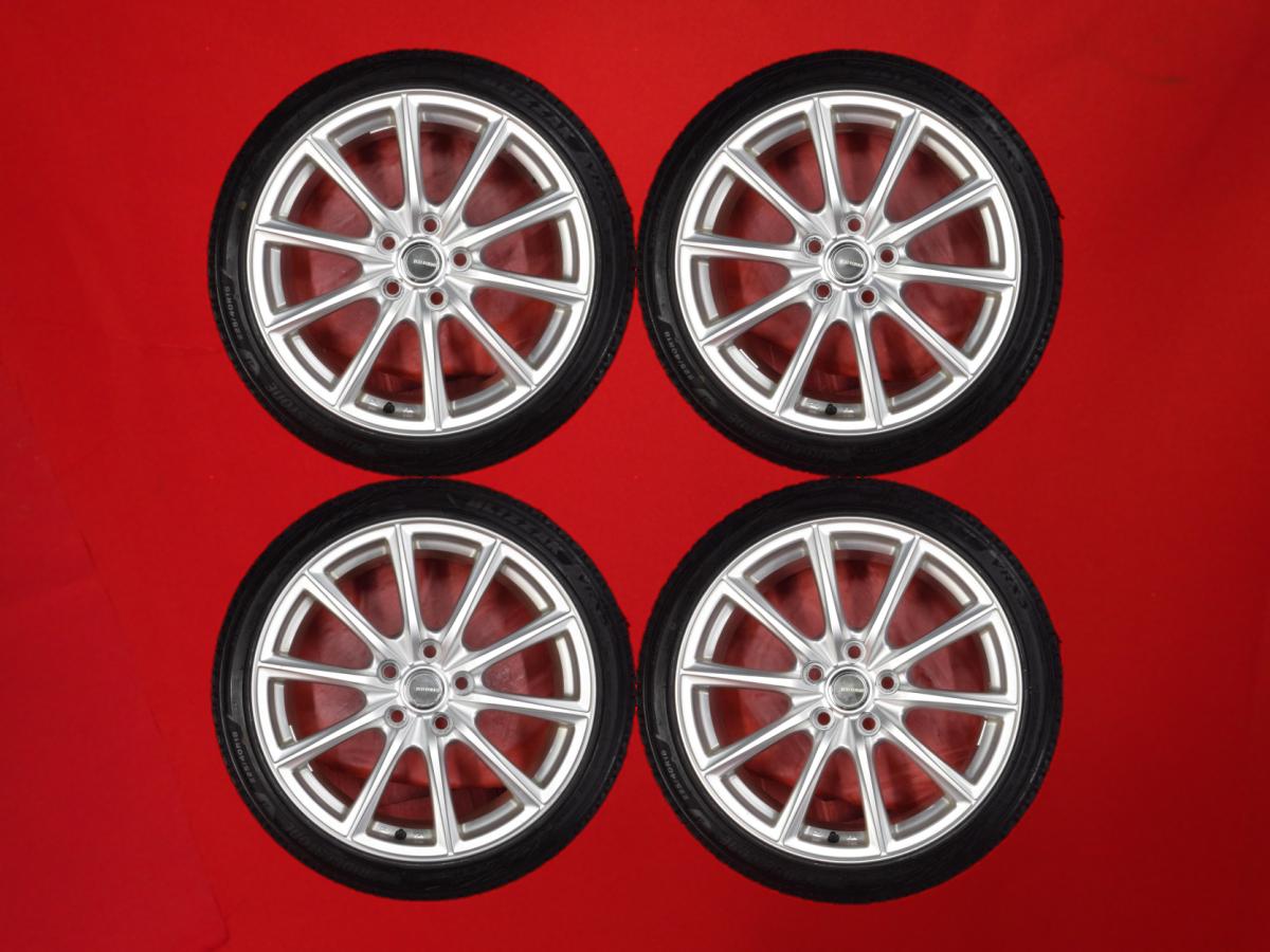 ブリヂストン ブリザック VRX3 BRIDGESTONE BLIZZAK VRX3 225/40R18 88Q 10スポークタイプ 1P 8Jx18 +45 5/114.3 シルバー(銀色)系 IS250C IS250 IS350C IS350｜中古タイヤ・ホイールの太平タイヤ