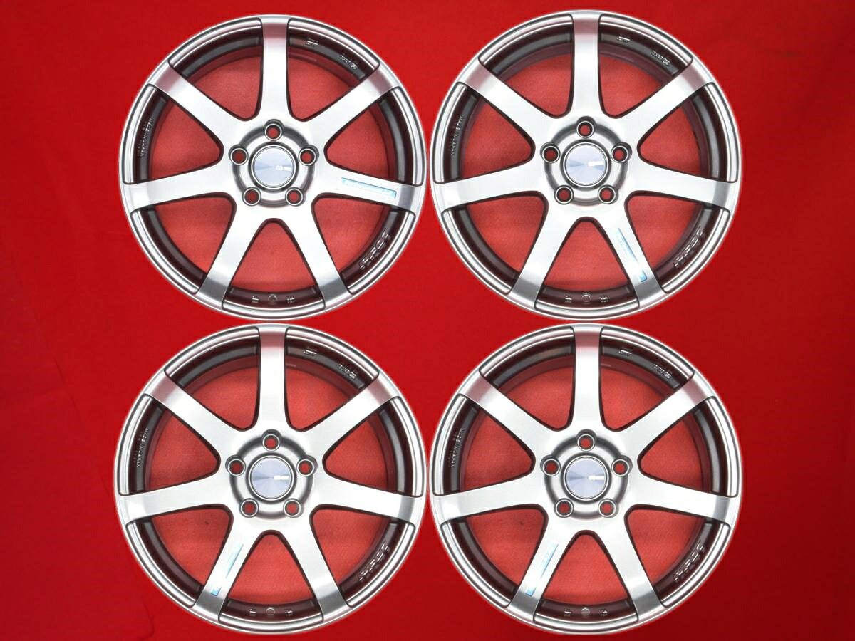 エンケイ PF-07 7.5/8Jx17 +45 5/114.3 ガンメタ系 RX-8 CX-30 シビック タイプR CX-3 マツダ3 CR-Z チェイサー マツダ3 ハッチバック マークII S2000