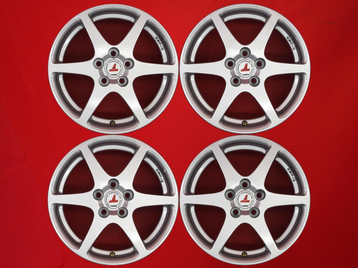 TOM'S(トムス) 6スポーク 6Jx15 +39 5/100 シルバー(銀色)系 セリカ カリーナ カリーナED カレン