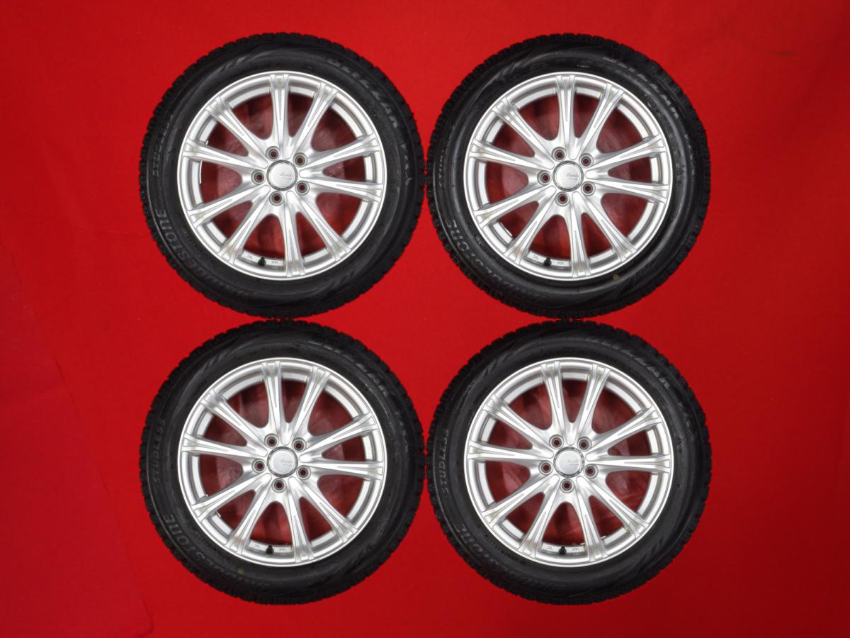 ブリヂストン ブリザック VRX BRIDGESTONE BLIZZAK VRX 195/55R16 87Q 5Wスポークタイプ 1P 6.5Jx16 +45 5/100 シルバー(銀色)系 プレミオ アリオン プリウス シエンタ